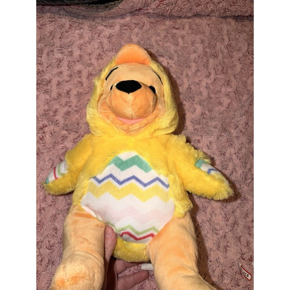 Disney Store Winnie the Pooh Easter Stuffed Plush Bunny Chick Holiday